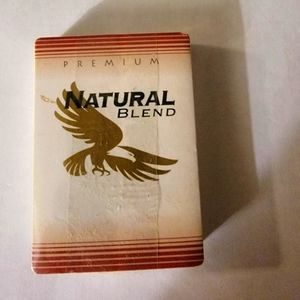 RARE NATURAL BLEND CIGARETTES ON PLAYING CARDS